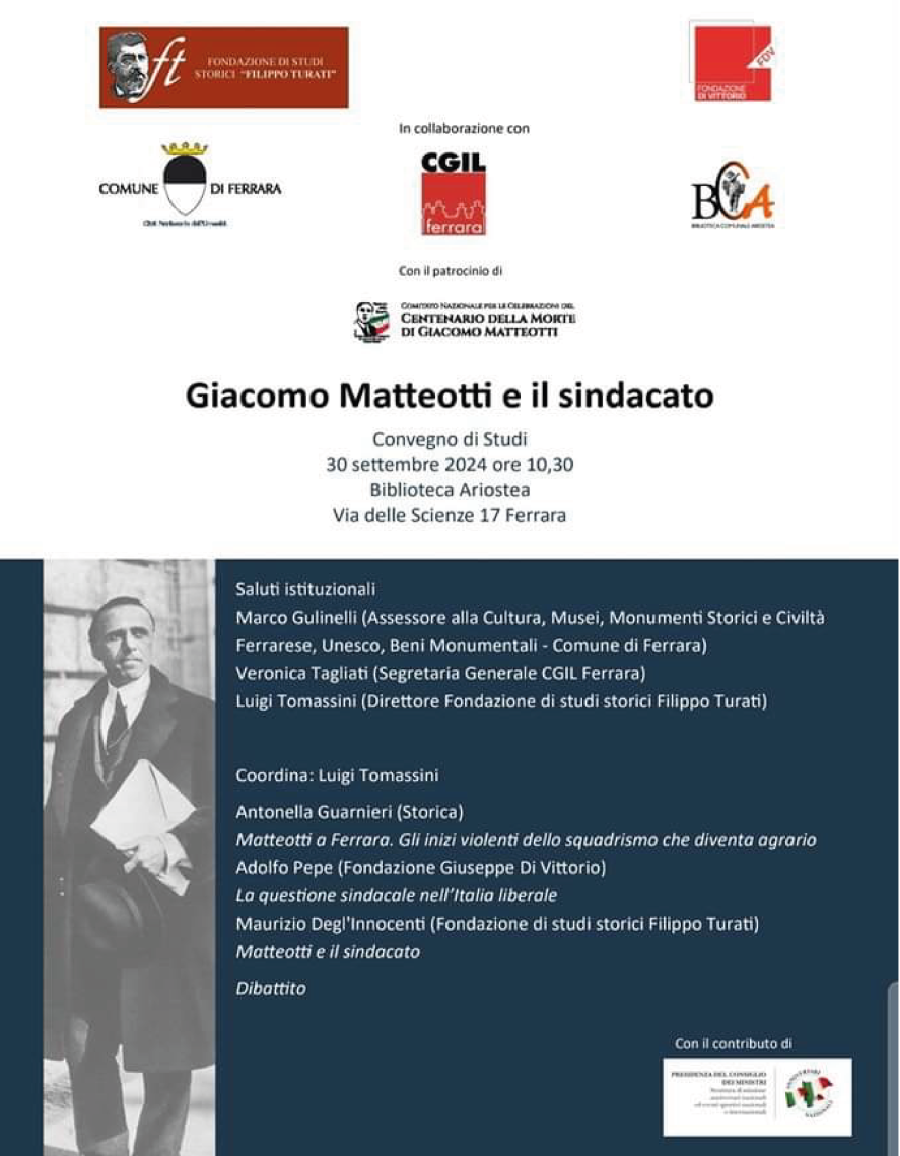  convegno "Matteotti e il sindacato"