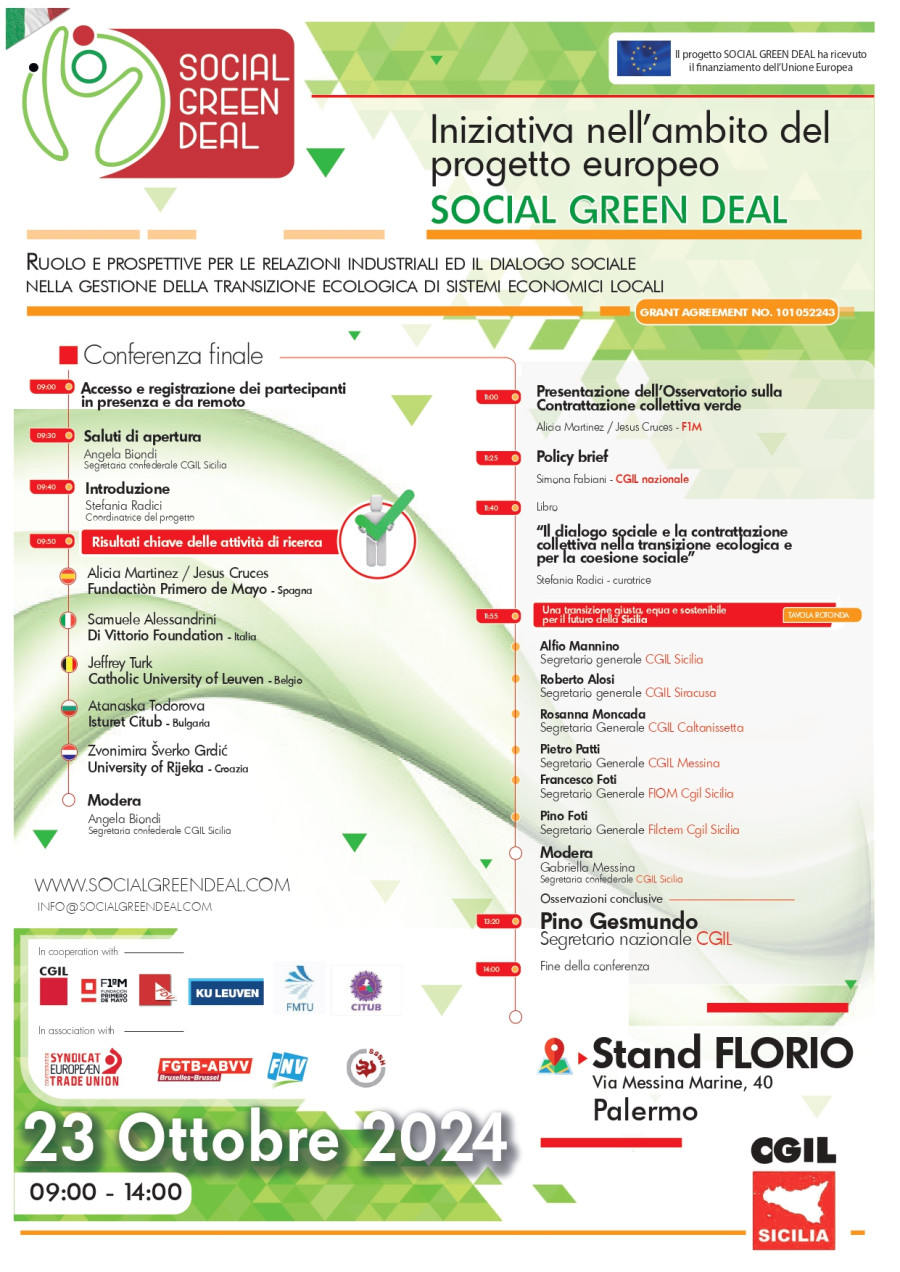 Agenda social green deal