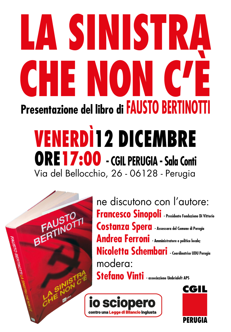 Presentazione de "La sinistra che non c'è"