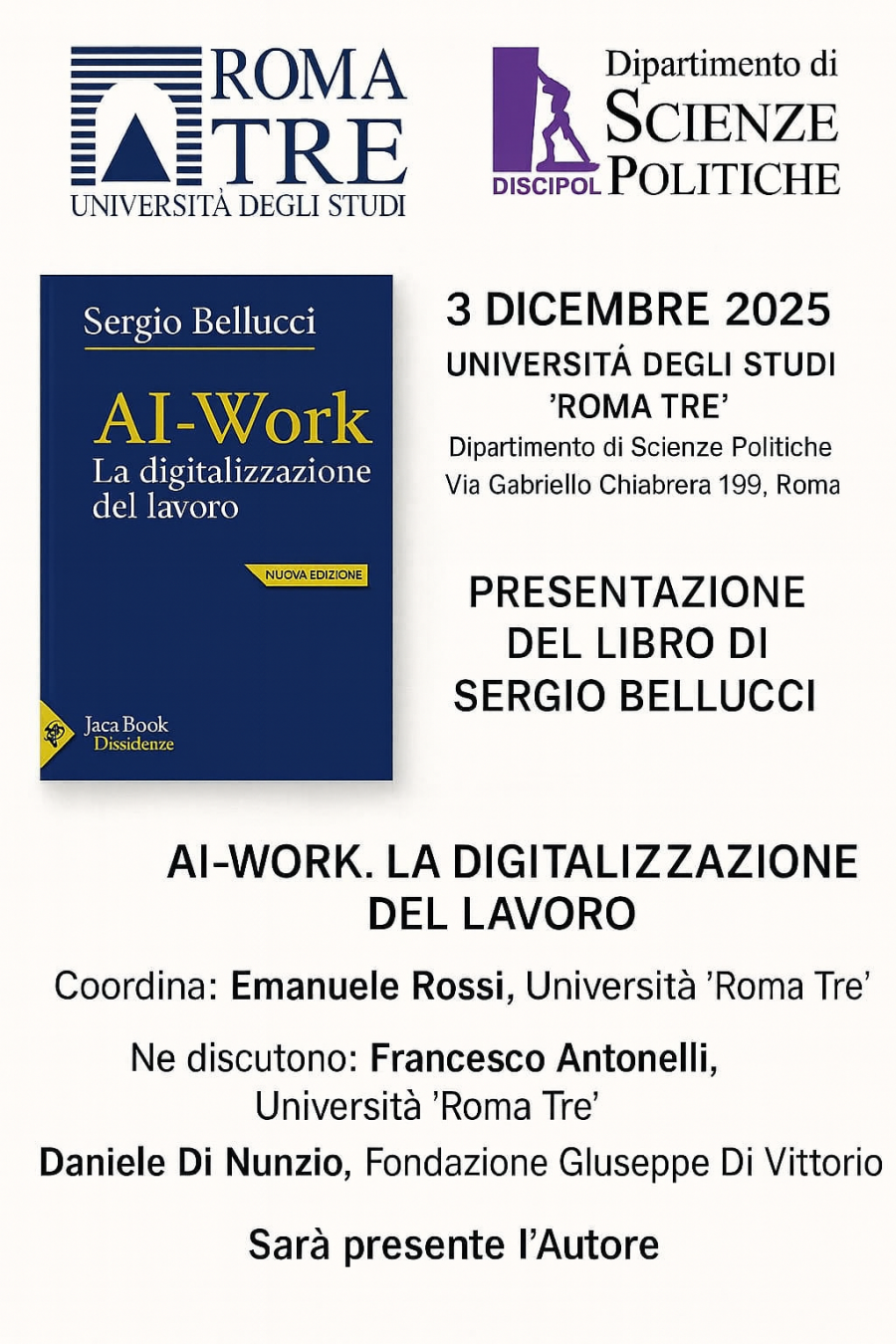 AI-WORK. LA DIGITALIZZAZIONE DEL LAVORO