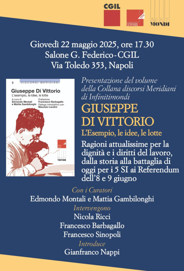 Presentazione libro Giuseppe Di Vittorio 
