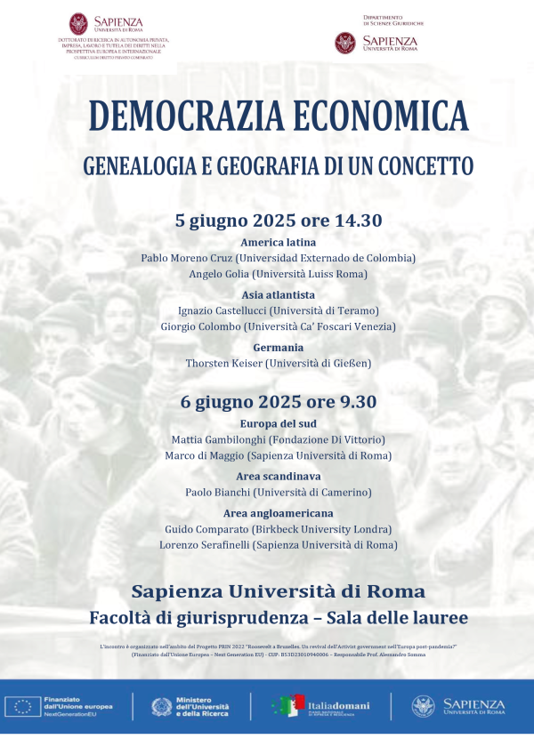 DEMOCRAZIA ECONOMICA GENEALOGIA E GEOGRAFIA DI UN CONCETTO