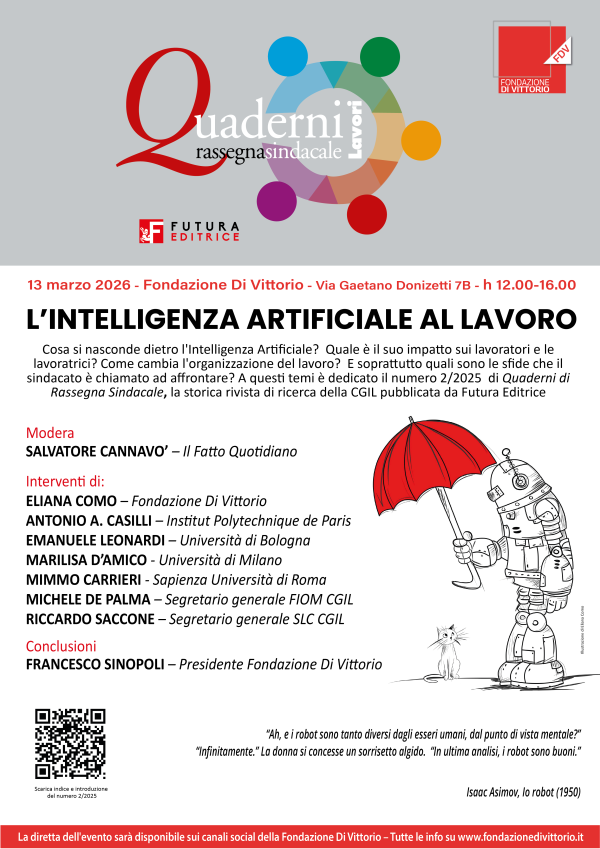 L’INTELLIGENZA ARTIFICIALE AL LAVORO