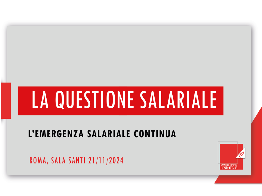 Conferenza stampa Cgil su salari e diseguaglianze