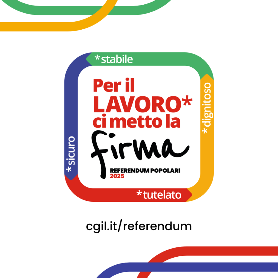 1REFERENDUM POPOLARI 2025, PER IL LAVORO CI METTO LA FIRMA