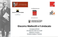 Convegno "Matteotti e il sindacato"